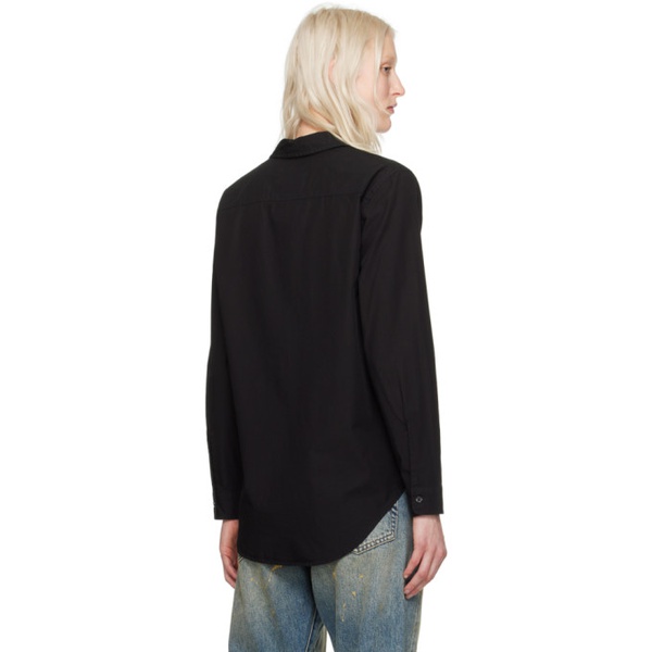  알썰틴 R13 Black Foldout Shirt 241021F109002