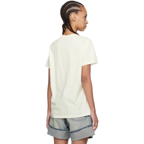  알썰틴 R13 Off White Nevermind Boy T-Shirt 241021F110001