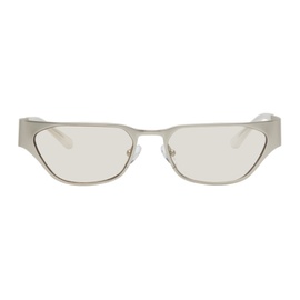 A BETTER FEELING Silver Echino Sunglasses 241025F005029
