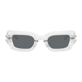 A BETTER FEELING Transparent Bolu Glacial Sunglasses 241025F005033