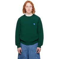 아더에러 ADER error Green Significant Patch Sweater 241039M204008