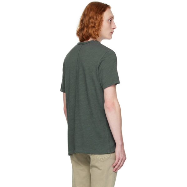 레그앤본 래그 앤 본 Rag & bone Green Classic Flame T-Shirt 241055M213009