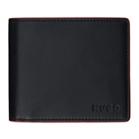 휴고 Hugo Black Logo Wallet 241084M164004