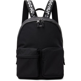 휴고 Hugo Black Tayron Backpack 241084M166002