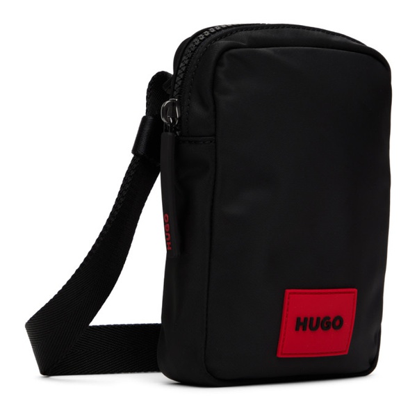  휴고 Hugo Black Crossbody Bag 241084M170000