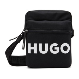 휴고 Hugo Black Ethon 2.0 Logo Bag 241084M170002