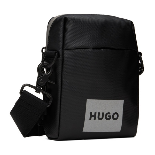  휴고 Hugo Black Reporter Bag 241084M170005
