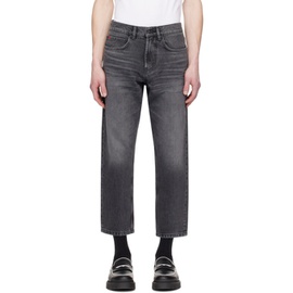 휴고 Hugo Gray Loose-Fit Jeans 241084M186003