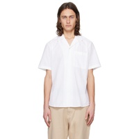 휴고 Hugo White Relaxed-Fit Shirt 241084M192012