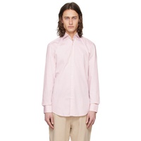 휴고 Hugo Pink Spread Collar Shirt 241084M192039