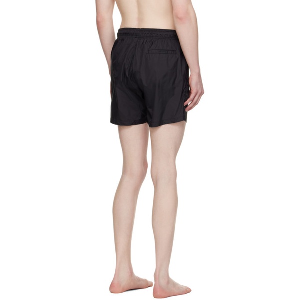  휴고 Hugo Black Printed Swim Shorts 241084M208017