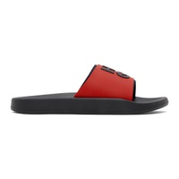 휴고 Hugo Red Logo-Branded Straps Sandals 241084M234002