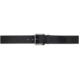 BOSS Black Leather Branded Pin Buckle Belt 241085M131009