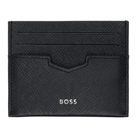 BOSS Black Leather Card Holder 241085M163002