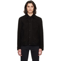 BOSS Black Regular-Fit Leather Jacket 241085M181004