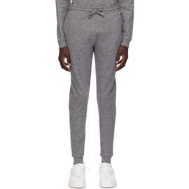 BOSS Gray Two-Pocket Sweatpants 241085M190007