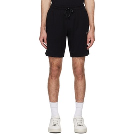 BOSS Black Embroidered Shorts 241085M193001