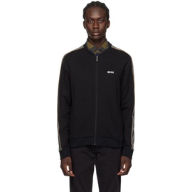 BOSS Black Embroidered Track Jacket 241085M202010