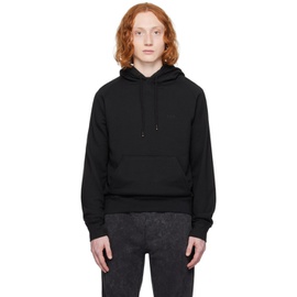 BOSS Black Embroidered Hoodie 241085M202016