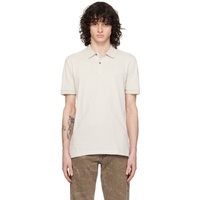 BOSS Beige Embroidered Polo 241085M212052