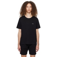 BOSS Black Embroidered T-Shirt 241085M213002