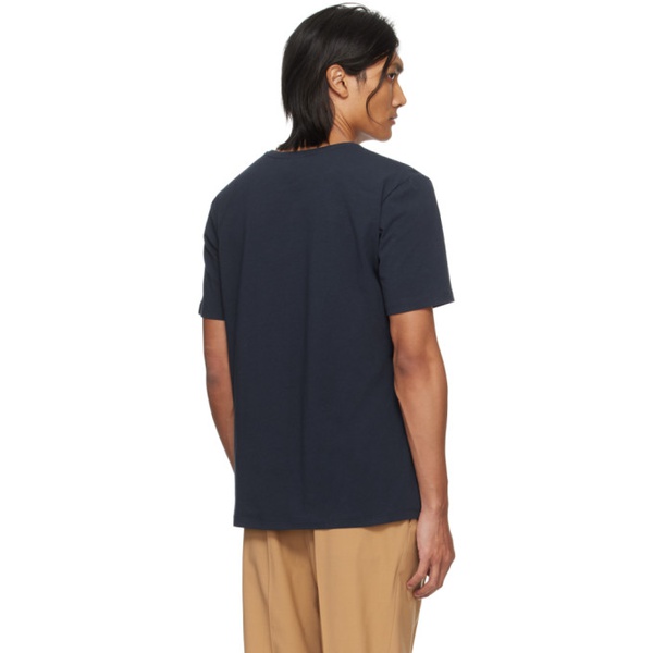  BOSS Navy Contrast T-Shirt 241085M213014