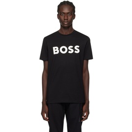 BOSS Black Printed T-Shirt 241085M213032