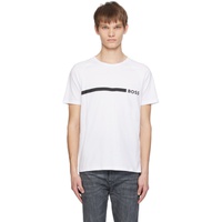 BOSS White Crewneck T-Shirt 241085M213050