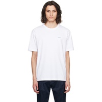 BOSS White Graphic T-Shirt 241085M213077