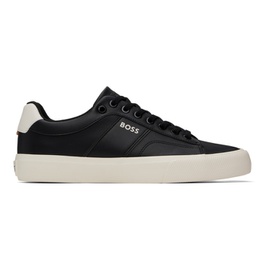 BOSS Black Cupsole Lace-Up Sneakers 241085M237050