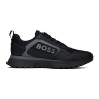 BOSS Black Mixed Material Sneakers 241085M237057
