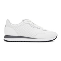 BOSS White Kai Runn Sneakers 241085M237071