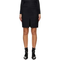 ANINE BING Black Vena Miniskirt 241092F090001