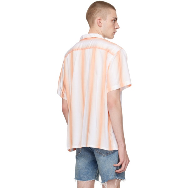  리바이스S Orange & White Sunset Shirt 241099M192006
