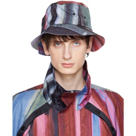 펑첸왕 Feng Chen Wang Multicolor Zip Pocket Bucket Hat 241107M140000