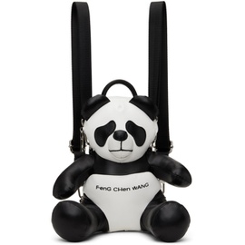 펑첸왕 Feng Chen Wang Black & White Panda Backpack 241107M166000