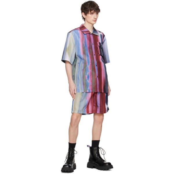  펑첸왕 Feng Chen Wang Multicolor Rainbow Shorts 241107M193000