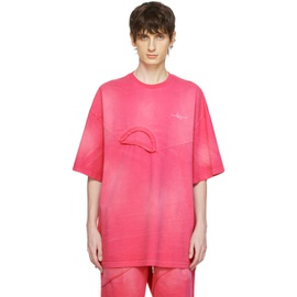 펑첸왕 Feng Chen Wang Pink 2-In-1 T-Shirt 241107M213003