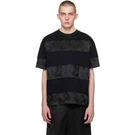 펑첸왕 Feng Chen Wang Black Dragon Jacquard T-Shirt 241107M213007