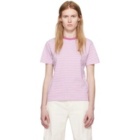 칼하트 Carhartt Work In Progress White & Pink Coleen T-Shirt 241111F110035