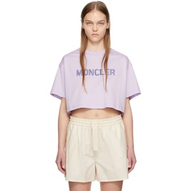몽클레어 Moncler Purple Sequinned T-Shirt 241111F110052