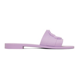 몽클레어 Moncler Purple Rubber Sandals 241111F124008