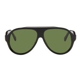 몽클레어 Moncler Black Aviator Sunglasses 241111M134001