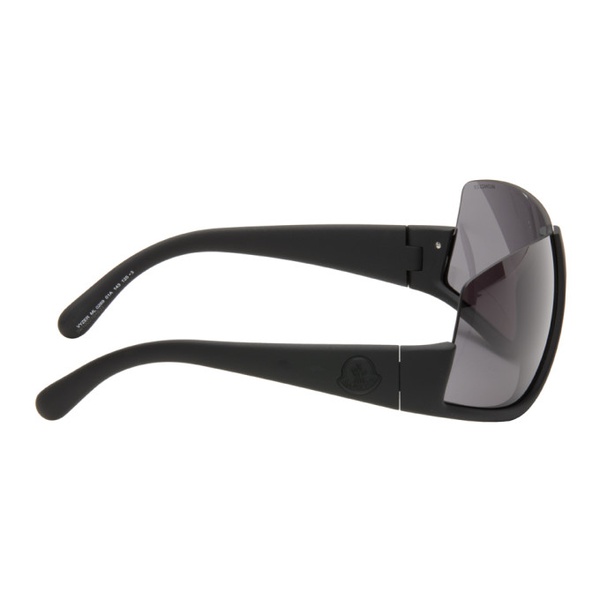 몽클레어 몽클레어 Moncler Black Vyzer Sunglasses 241111M134028