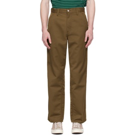 칼하트 Carhartt Work In Progress Brown Simple Trousers 241111M191104