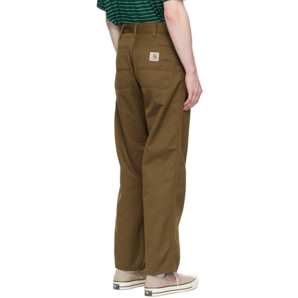 칼하트 칼하트 Carhartt Work In Progress Brown Simple Trousers 241111M191104