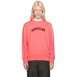 몽클레어 Moncler Pink Printed Sweatshirt 241111M204006
