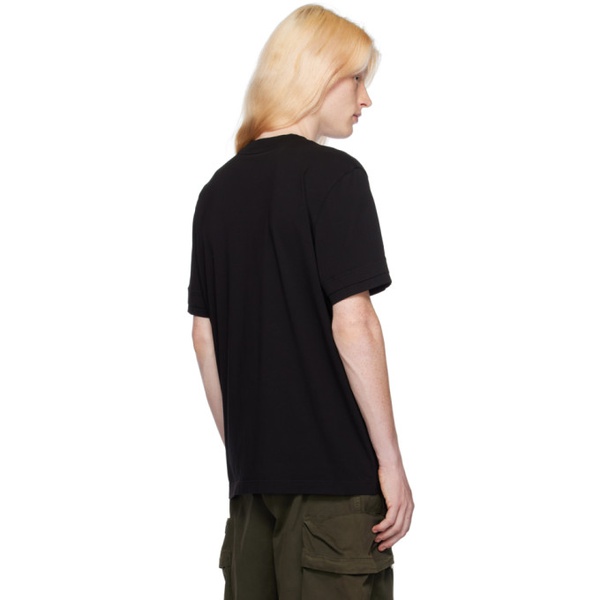 몽클레어 몽클레어 Moncler Black Printed T-Shirt 241111M213042