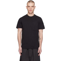 몽클레어 Moncler Black Patch Pocket T-Shirt 241111M213043