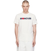 몽클레어 Moncler 오프화이트 Off-White Flocked T-Shirt 241111M213052